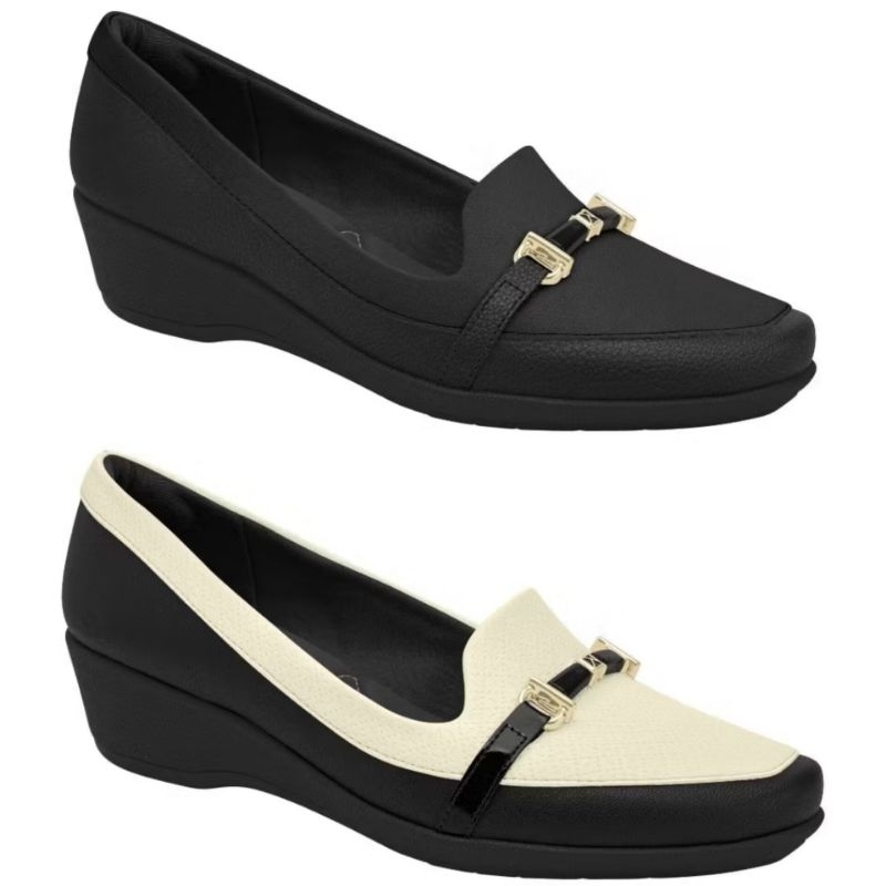 Sapato Anabela Ortopédica Piccadilly Confortável Esporão 143215