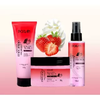 Kit 3 Linha Proibida Morango c/ Chantily - Poran