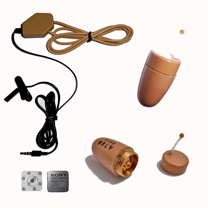 Fone Invisível Micro Escuta Ponto Eletronico De Ouvido Espião