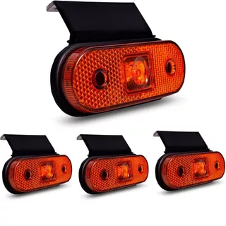 LANTERNA LATERAL CAMINHAO CARRETA  LED AM BIVOLT 4 UN em Oferta na Shopee