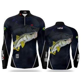 Camisa Camiseta Blusa de Pesca Camping Agro proteção UV ROBALO MAR PRAIA