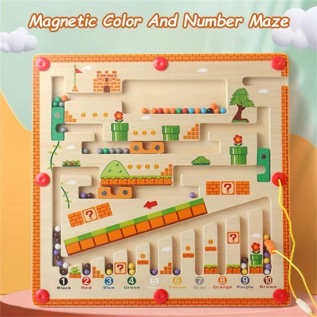 Brinquedos De Madeira Montessori Crianças De Madeira Puzzle Aprendizagem Educacional MS02