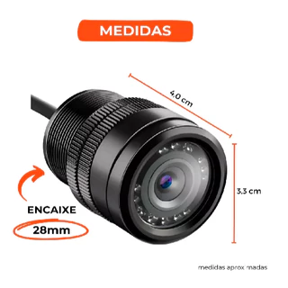 Camera De Re Com Infra Vermelho Visão Noturna Prova D Agua