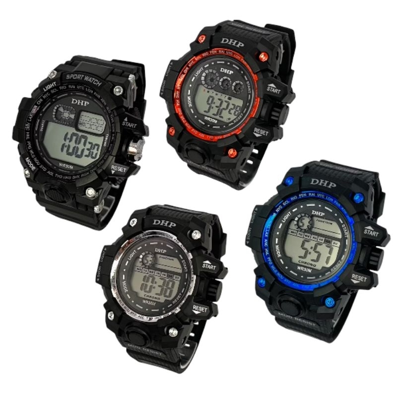 Relógio de Pulso Digital Masculino DHP | Shopee Brasil