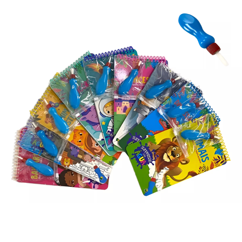 Livro Surpresas com Água Aquabook Todo Livro Divertido e Educativo Ideal para Crianças!