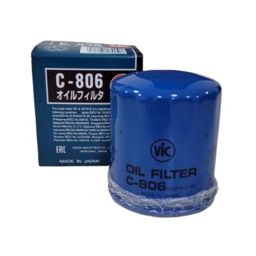 Filtro Óleo VIC C-806 Kawasaki Ninja 300/400 Versys 650 ZX6 Z750