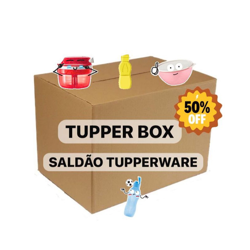 Saldão Outlet TUPPERBOX TUPPERWARE | Shopee Brasil