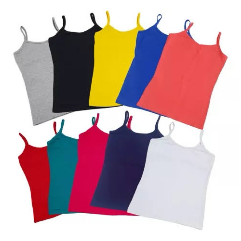Kit com 10 Regatas De Alcinha | Shopee Brasil