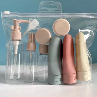 Kit Viagem 10 Frascos Pote Spray Higiene Pessoal Shampoo Creme Hidratante em Oferta na Shopee