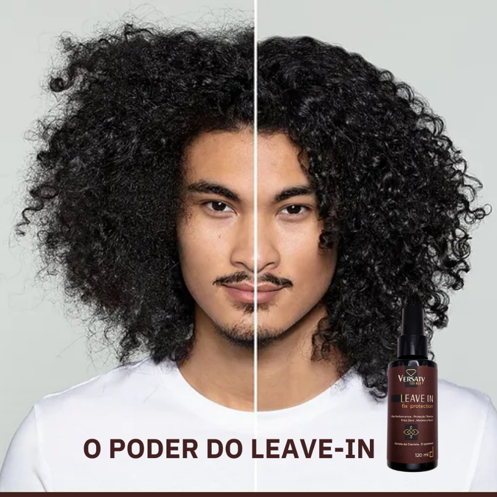 Leave-in Cabelo Masculino 120ml Proteção Térmica Versaty | Shopee Brasil
