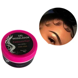 Gel Modelador 70g Para Baby Hair Fixa e Modela Longa Durabilidade
