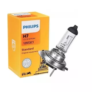 Par Lâmpada H7 Original Philips 12v 55w Farol 12972