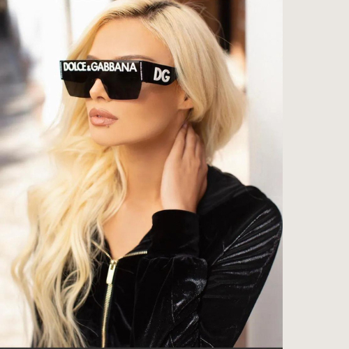 Óculos Dolce&Gabbana de Sol Preto Luxo Qualidade Premium