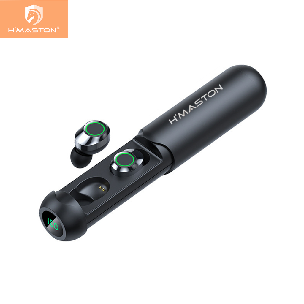 H'maston F915 Fone Ouvido Sem Fio In-ear Bluetooth 5.3 Wireless com display LED