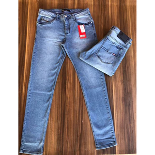 Calça Jeans Masculina Confortável Trabalho Skinny