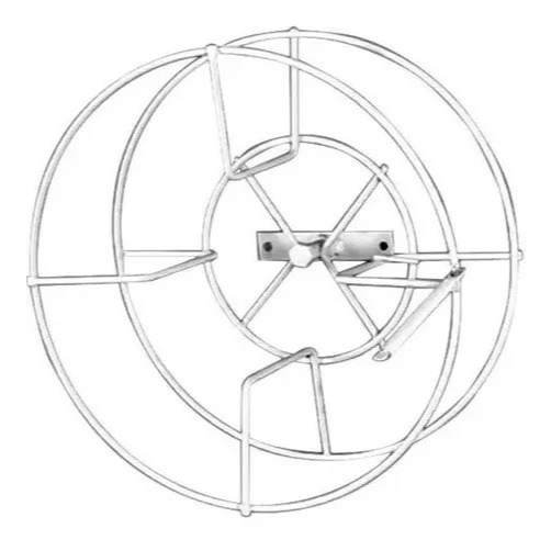 Suporte Enrolador De Mangueira De Jardim Para 30 Metros
