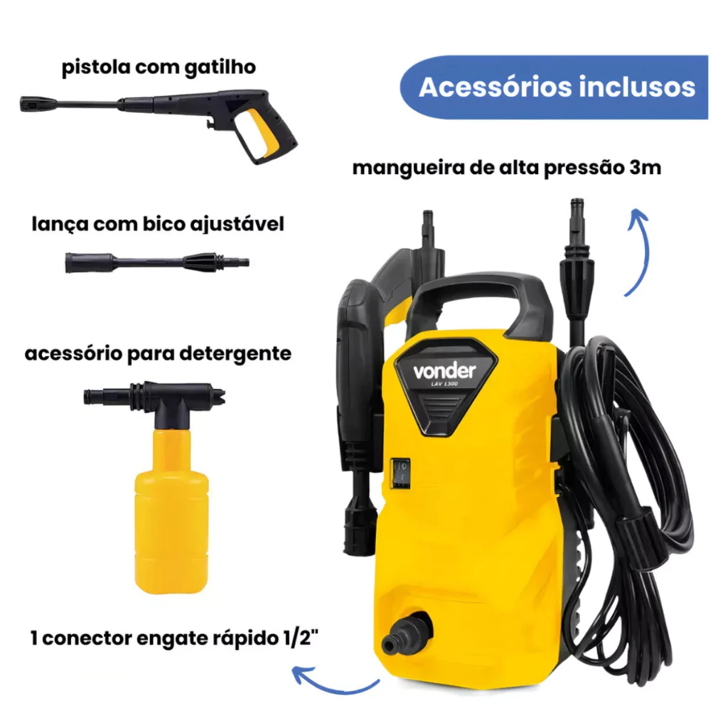 Lavadora De Alta Pressão Vonder Lav1300 - Imagem 2
