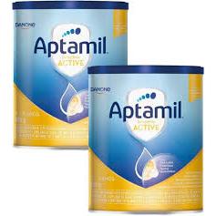 kit c/ 2 unidades Aptamil Sensitive Active lata 800g Nova Embalagem