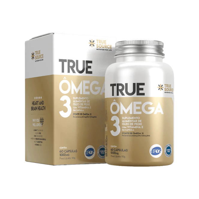 Omega 3 True Source com Certificado Internacional IFOS e Meg-3