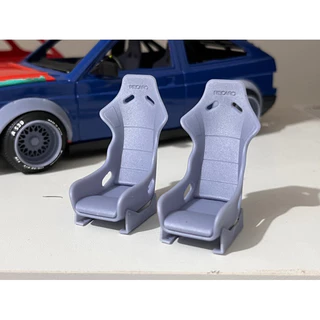 Bancos Concha Recaro para miniaturas 1/18