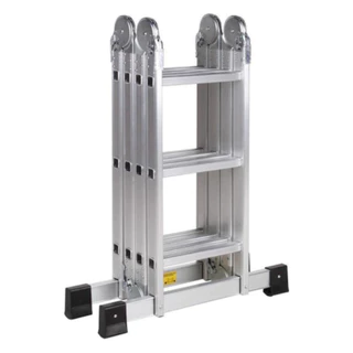 Escada Articulada 4x3 de Alumínio 12 Degraus 3,32 Metros de Altura em Oferta na Shopee