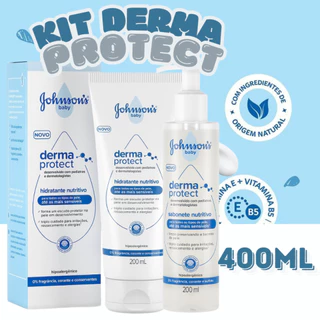 Kit Johnson's Derma Protect Loção Nutritivo 200ml + Sabonete Liquido 200ml