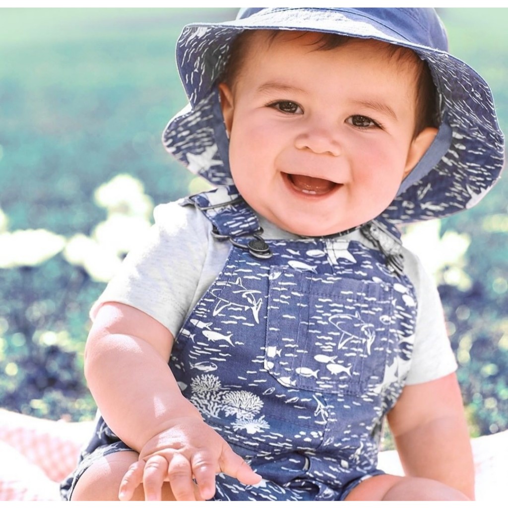 Jardineira Carters Bebê Menino Original 18 meses em Oferta na Shopee