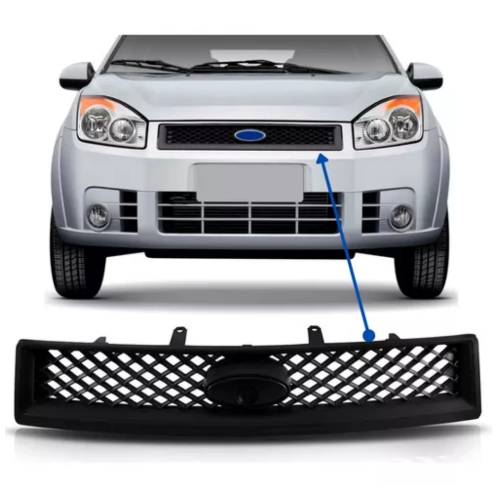 Grade Dianteira Frontal Ford Fiesta 2007 2008 2009 2010 2011