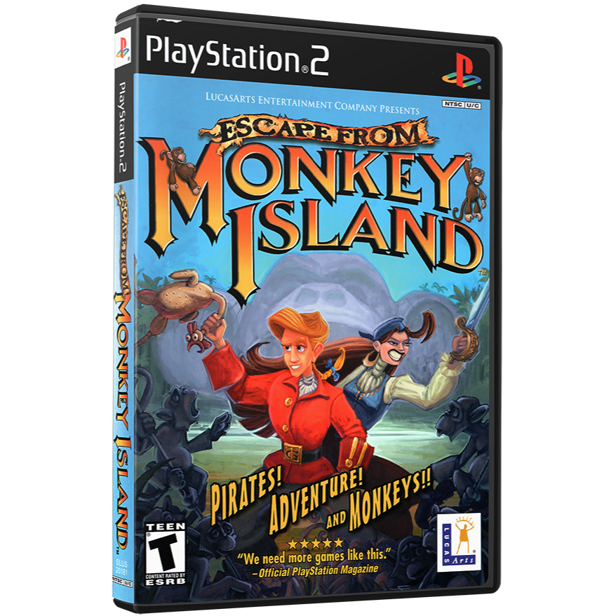 ESCAPE FROM MONKEY  北米版　PS2 Escape from Monkey Island Jogo Playstation 2 Ps2 | Shopee Brasil