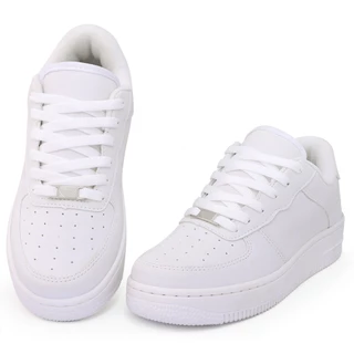 Tênis Casual Branco Masculino Feminino Clássico Premium Confortável Retrô Esportivo Academia Vintage