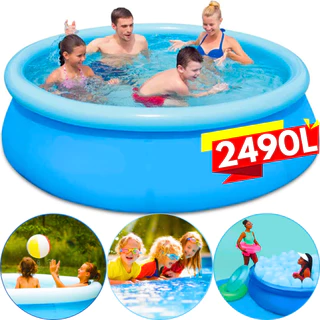 Piscina Infantil Inflável Grande Redonda Portátil 2490 Litros