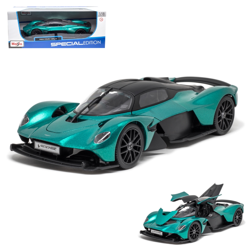 Modellino Auto Maisto 1/18 Aston Martin Valkyrie 2022 Green