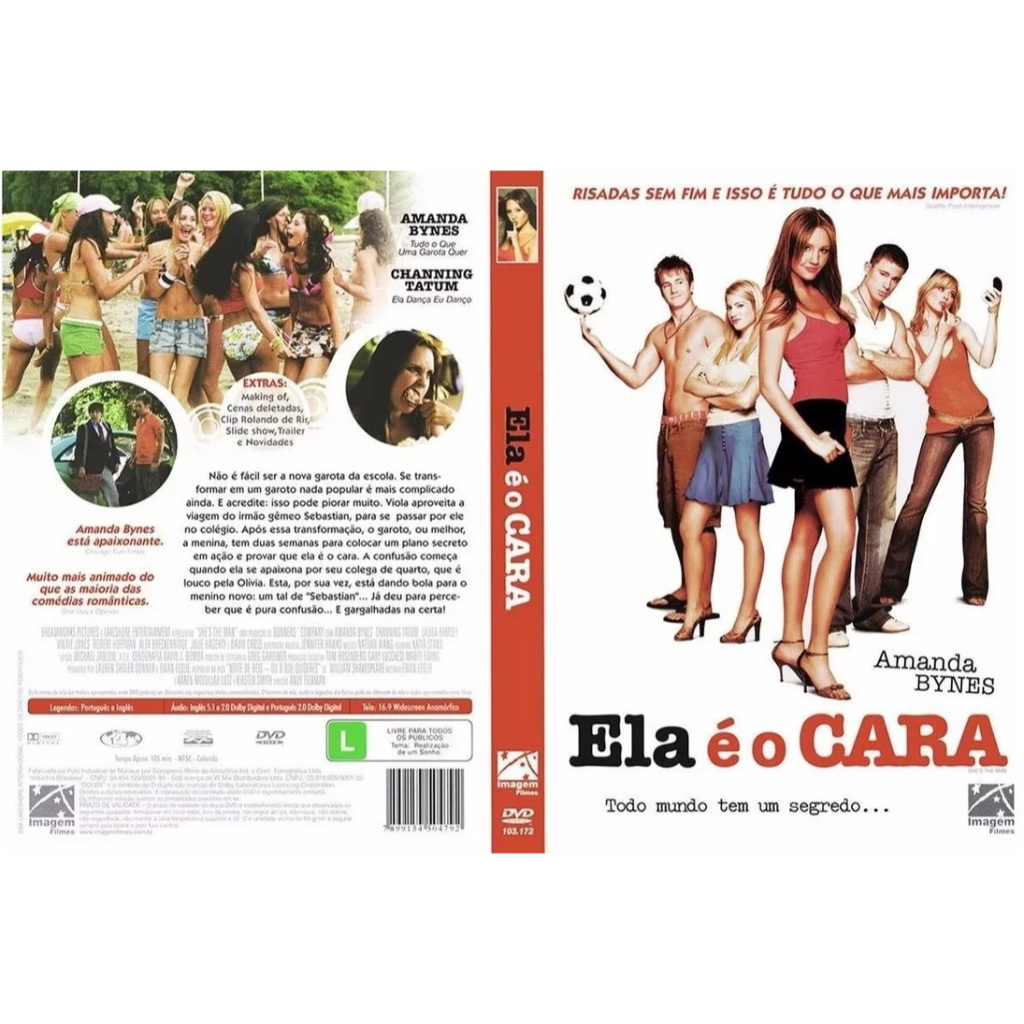 DVD Ela é o Cara 2006 Dublado/Dual Áudio HD1080p | Shopee Brasil
