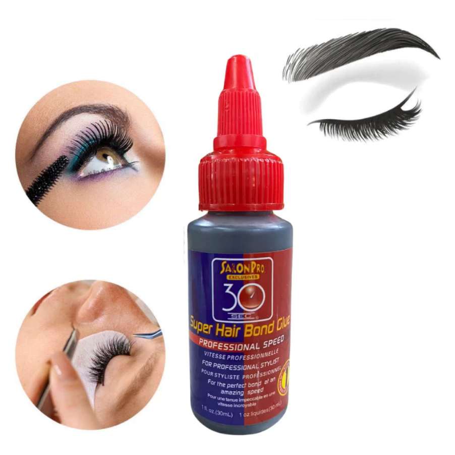 Cola para Extensão de Cílios 30 Sec Salon Pro 30ml | Shopee Brasil