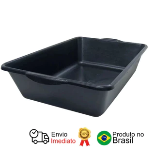 Caixa de Massa 21 Litros Compel Medidas 37 x 57 x 13 cm Plástico Resistente