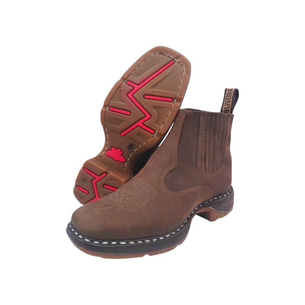 Botina Feminina Botinas Oliveira Bico Quadrado Botina Oliveira - Main Image