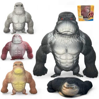 Brinquedo Boneco Macaco Gorila Indestrutivel Estica Esmaga Antiestresse Aperta Tik Tok Divertido