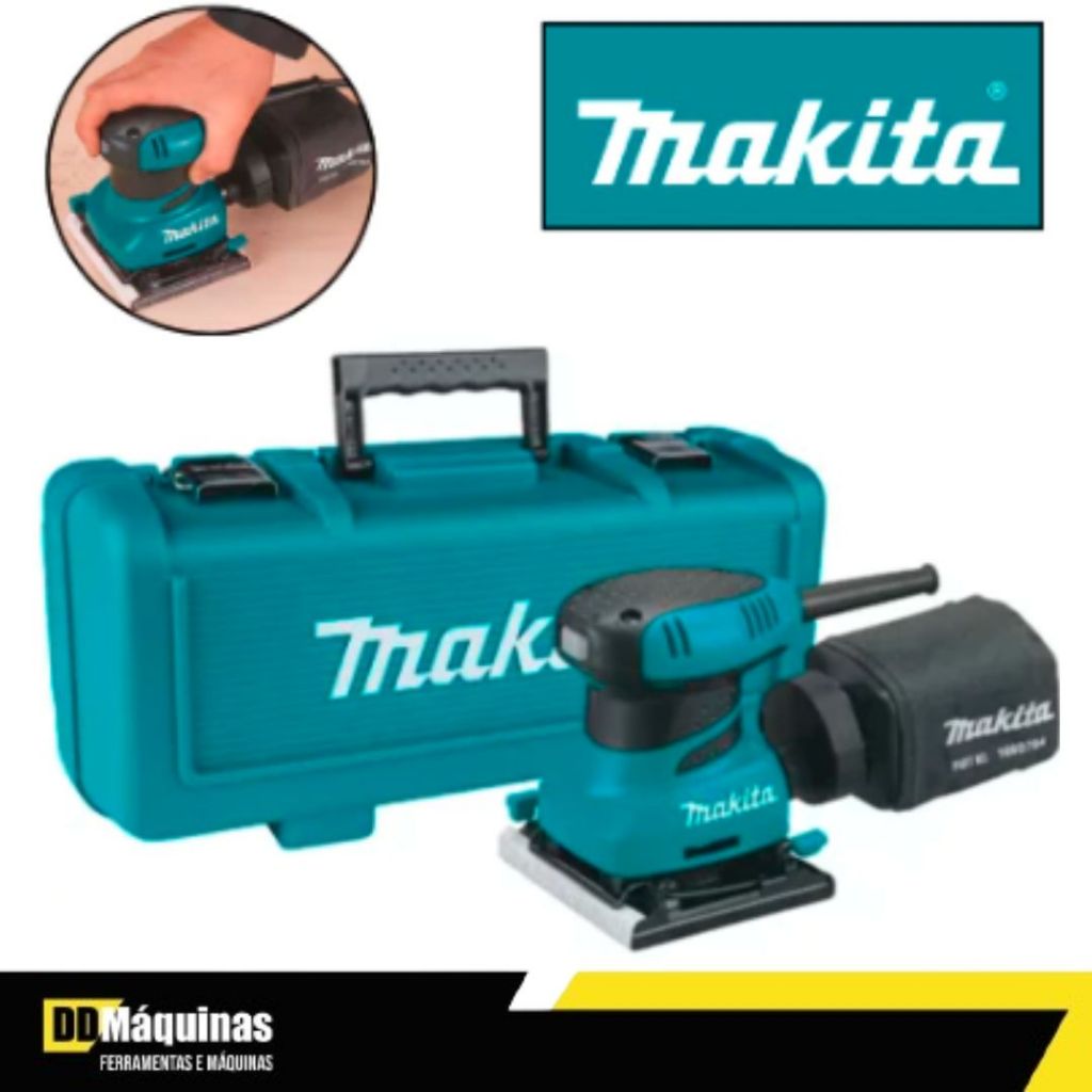Lixadeira Orbital BO4556K 220 volts com Maleta - Makita