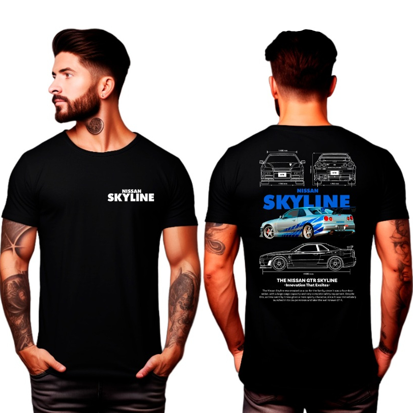 GT-R R34 MINIGTLBWK ブラジル限定イベントTSHIRT付きXL DifeeCult – R34 GTR CAMISETA ミニカー