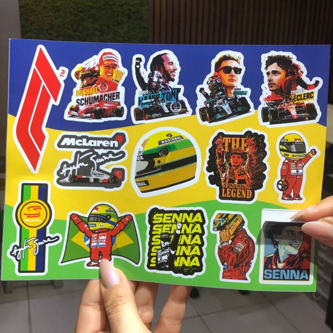 JULES BIANCHI RIP Formula 1 F1 120mm Sticker – Glossy Vinyl (Pack Of 2)