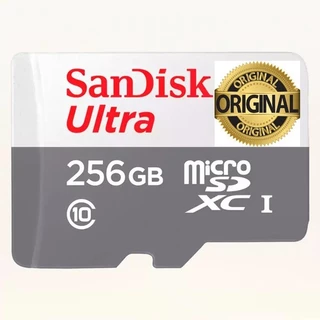 Cartão De Memória Sandisk 256gb e 512gb 100% Original Micro Sd Ultra 100Mbs Para Câmera Segurança