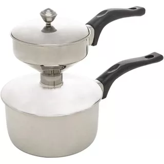 Cuscuzeira Individual Aço Inox 25x12x17,5cm Lyor