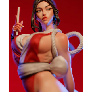 Action Figure Mai Shiranui Fatal Fury The King of Fighters NSFW Disponivel