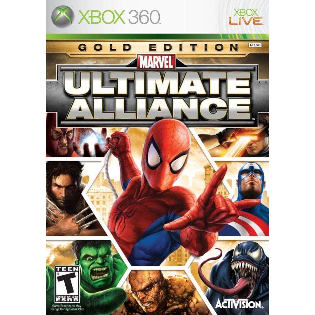 XBOX ULTIMATE ALLIANCE GOLD EDITION 北米版 Marvel Ultimate Alliance (Gold Edition) - Xbox 360 Desbloq LT