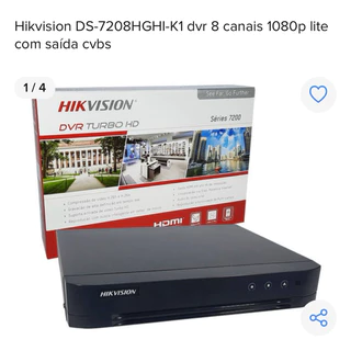 DVR Hikvision 8 Canais Ds-7108hghi-k1 1080p H265