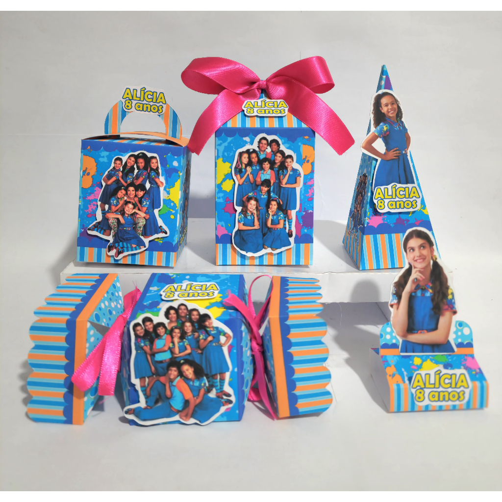Kit Personalizados 25 ou 50 itens Chiquititas / Festa/ Caixinhas/ Lembrancinhas