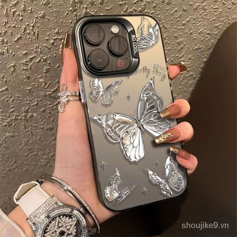 Capinha Capa Resistente A Choques De Borboleta iPhone xs max xr 7 8 11 12 13 14 pro max 15 pro max case