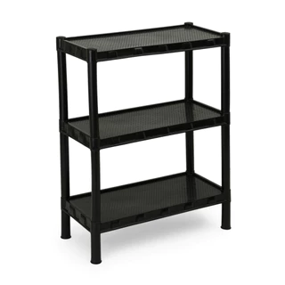 Estante Prateleira Modular Multiuso Organizadora Plástico com 3 Prateleiras Reforçado - COM PEZINHOS - Agraplast