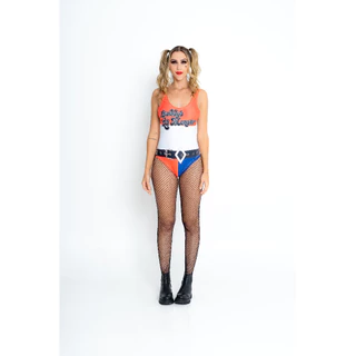 Fantasia Body Adulto Arlequina
