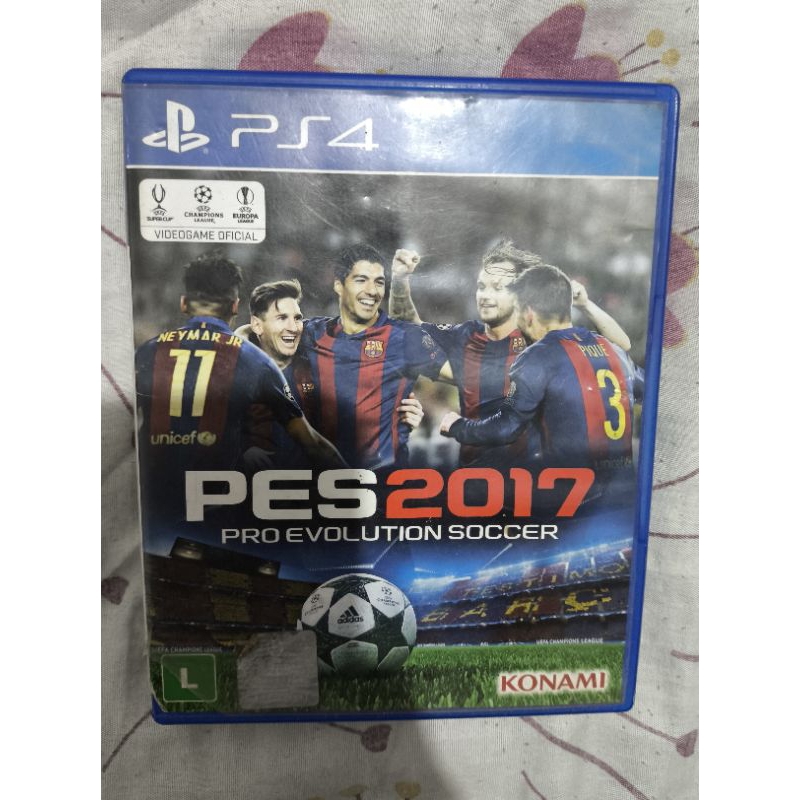 Pes 2017 Ps4 Mídia Física Envio Rápido Shopee Brasil